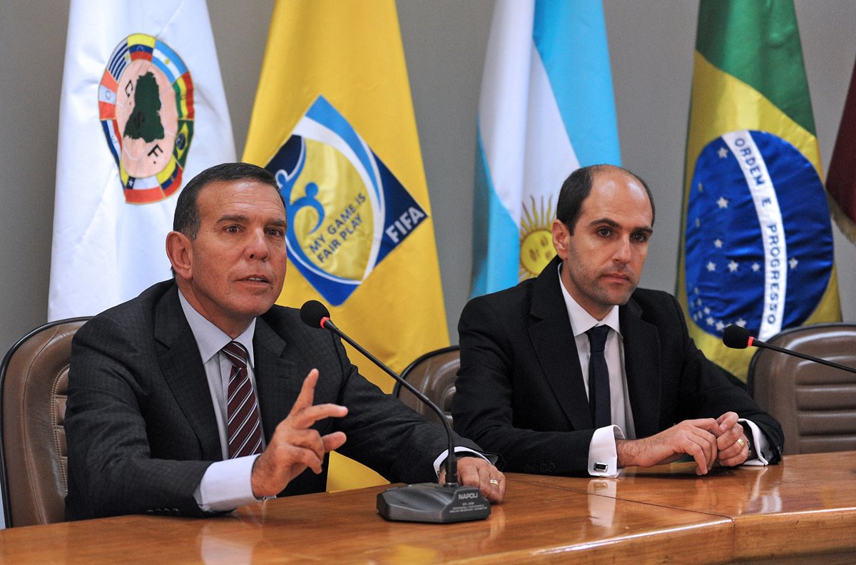 Comité ejecutivo de la Conmebol sostendrá reunión con clubes de Sudamerica. (Foto Prensa Libre: AFP)