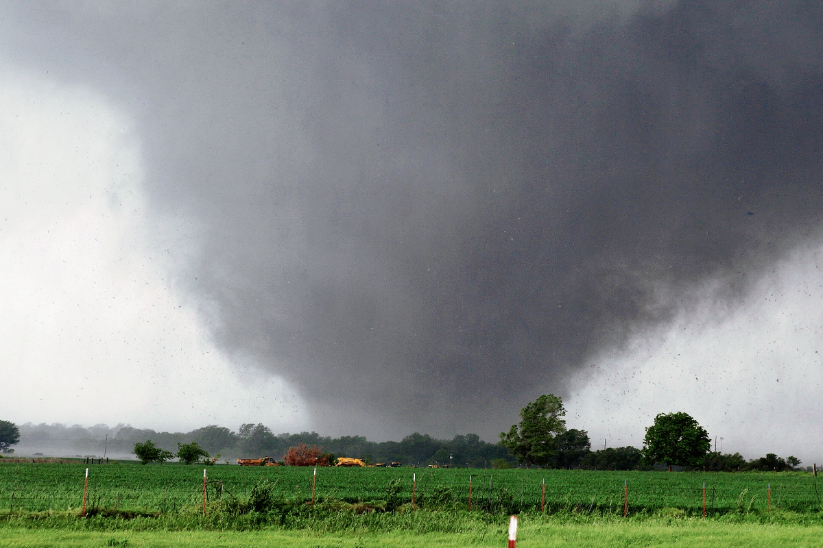 Una serie de tornados podría afectar este sábado a Texas, EE. UU. (Foto Prensa Libre:AP).