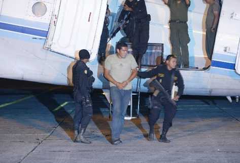 Un grupo de capturados en Ixcán, Quiché, vinculados con los Zetas llega a la capital.