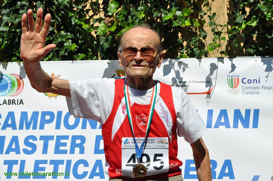 Ottaviani estará en competencias a sus 101 años en los máster de atletismo. (Foto Prensa Libre: internet)