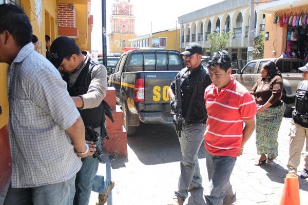 Los sentenciados fueron capturados el 4 de febrero del 2014. (Foto Prensa Libre: Ángel Julajuj)