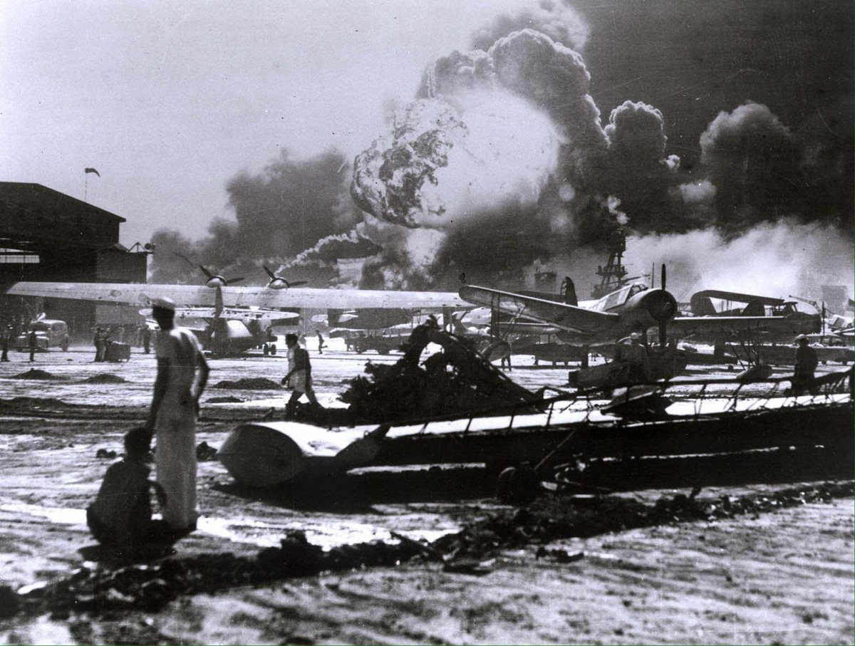 Japón sorprendió a Estados Unidos atancando la base de Pearl Harbor en Hawaii el 7 de diciembre de 1941. (Foto: Hemeroteca PL)