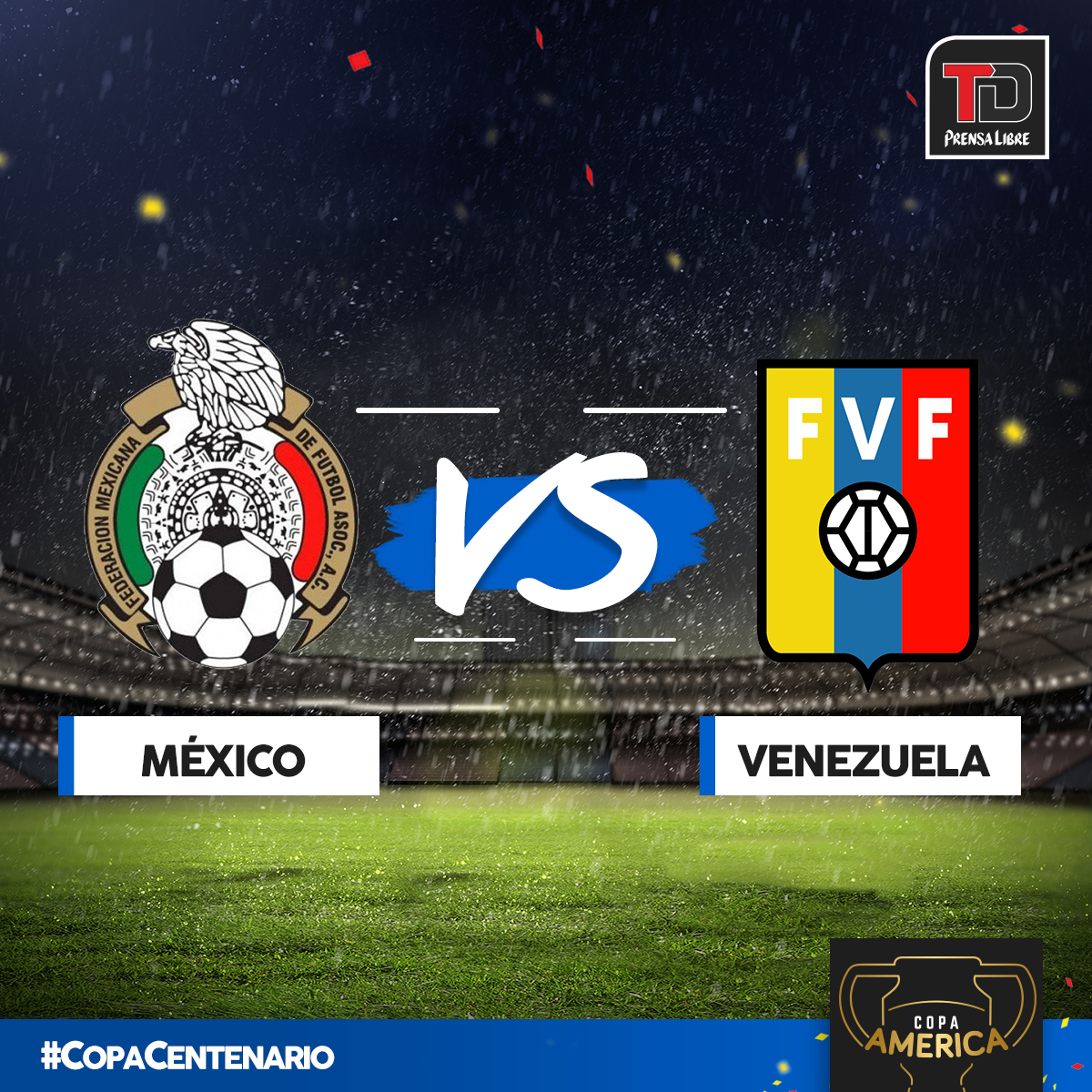 México y Venezuela lucharán por quedarse con el primer lugar del Grupo C. (Foto Prensa Libre: TodoDeportes)