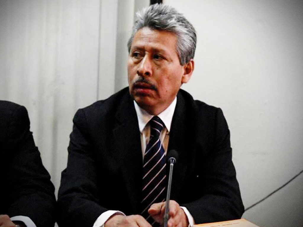 Exdiputado Jorge Arévalo, quien aceptó su responsabilidad en firmar documentos para justificar el origen de Q500 mil, producto de actos ilícitos. (Foto: Cicig)