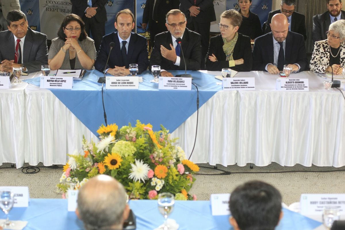 La Cicig encabeza un diálogo nacional para reformar la justicia en Guatemala, las reuniones con sectores empiezan en marzo (Foto Prensa Libre: Edwin Bercían)