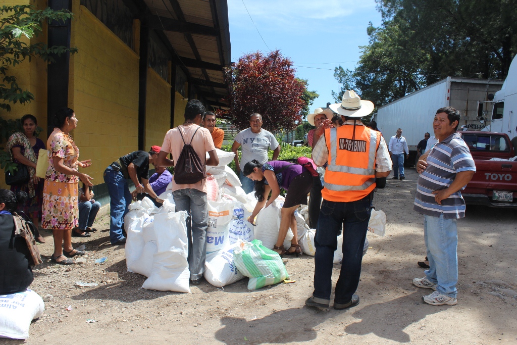 En Jutiapa, la última vez que el Gobierno entregó víveres fue hace tres meses. (Foto Prensa Libre: Óscar González)