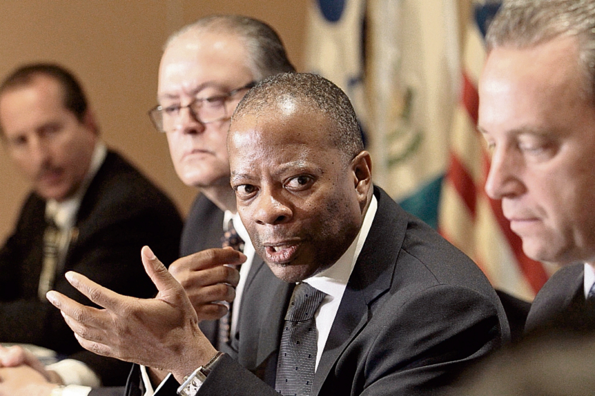 Todd Robinson, embajador de Estados Unidos en Guatemala, compartió con el sector industrial. (Foto Prensa Libre: Álvaro Interiano)