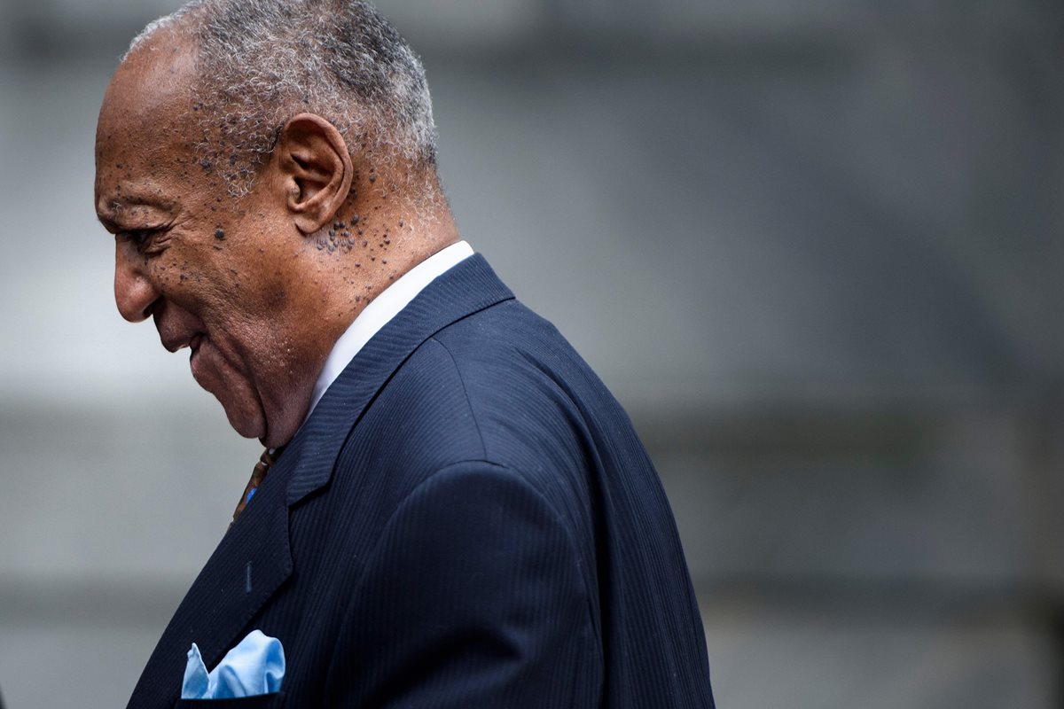 Bill Cosby espera una sentencia por el caso de agresión sexual (Foto Prensa Libre: AFP).