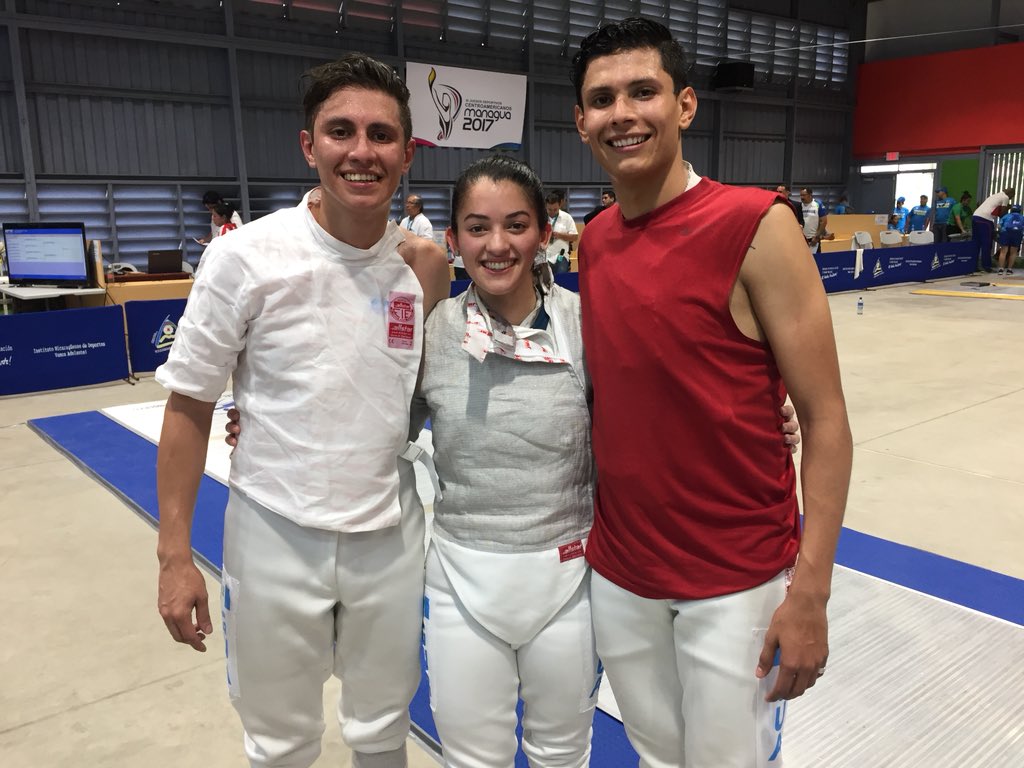 Luis López, Silvia Herrera y José López dieron su máximo esfuerzo hasta llegar a las finales en sus modalidades. (Foto Prensa Libre: cortesía COG)