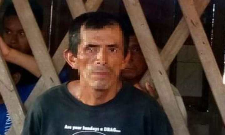 Mario Tut Ical, de 42 años, es sospechoso de haber desmembrado a su conviviente en Chisec. (Foto Prensa Libre: Aura Andersen)