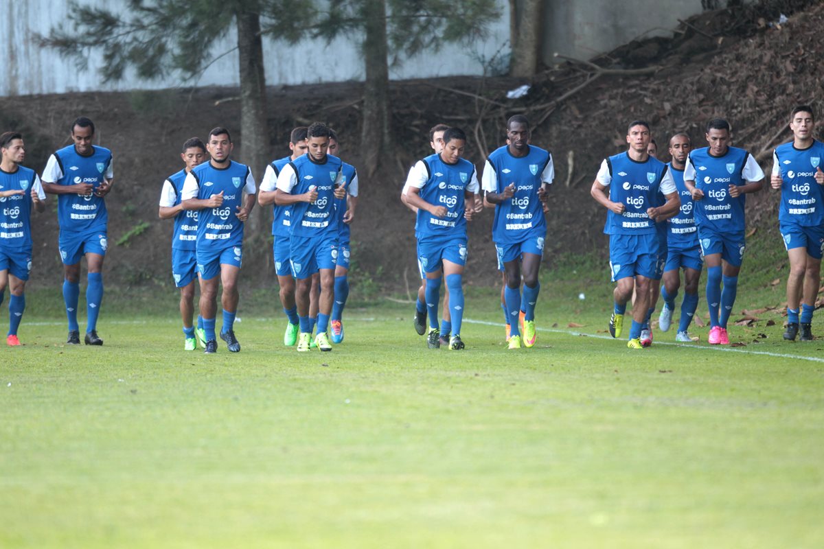Selección vuelve al trabajo de cara a los amistosos ante Honduras y El Salvador. (Foto Prensa Libre: Norvin Mendoza)