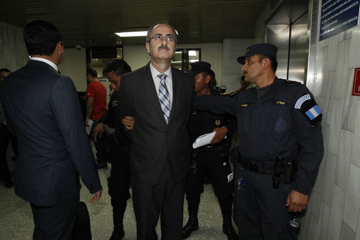 El Ministerio Público imputa a Pedro Muadi los delitos de peculado por sustracción y asociación ilícita. (Foto Prensa Libre: Pablo Raquec)