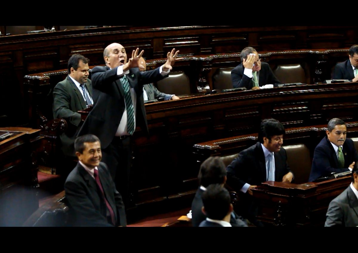 Según Carlos Fión, jefe de Creo, Mario Taracena podría convertirse en el nuevo presidente del Congreso. (Foto Prensa Libre: Hemeroteca PL)