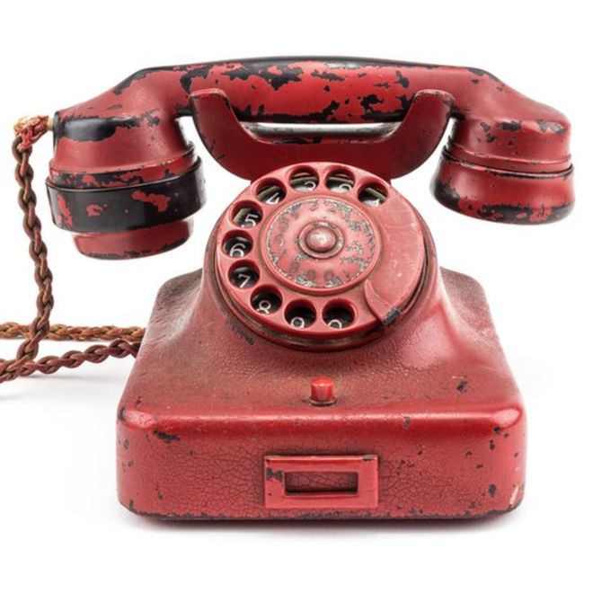 El teléfono de Hitler fue fabricado en 1940 por la casa Siemens. EPA