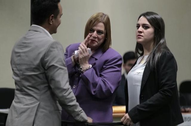 Anahy Keller, exsubsecretaria de Protección a la Niñez, en una audiencia en agosto pasado por el caso Hogar Seguro.