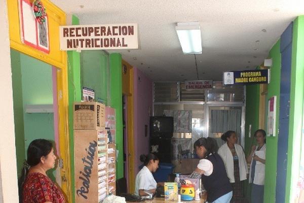Área del Hospital Regional de Quiché donde es atendido el bebé que fue encontrado en el parque. (Foto Prensa Libre: Óscar Figueroa)<br _mce_bogus="1"/>