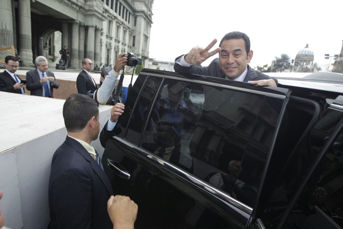 Jimmy Morales tomará posesión como Presidente el 14 de enero próximo. (Foto Prensa Libre: Hemeroteca PL)