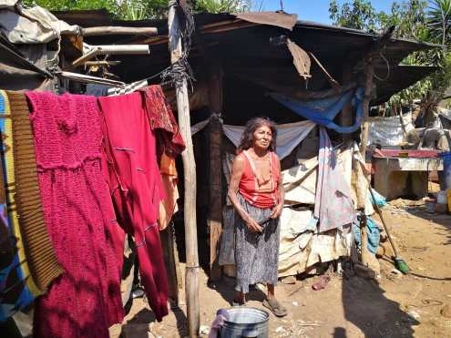 Delfina es madres de dos hijos. (Foto Prensa Libre: Beatriz Tercero)