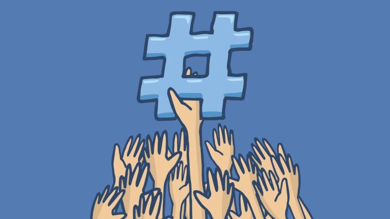 El poder del "hashtag" es codiciado por muchos. ¿Importa realmente que sea artificial? (Getty Images).