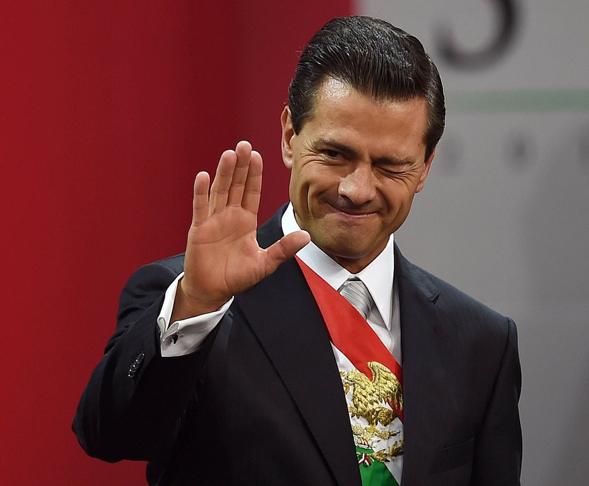Enrique Peña Nieto, presidente de México. 
(Foto Prensa Libre: AFP)
