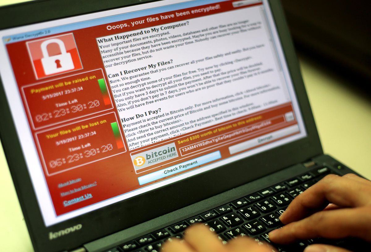 WannaCry pide a sus víctimas un pago a cambio del rescate.