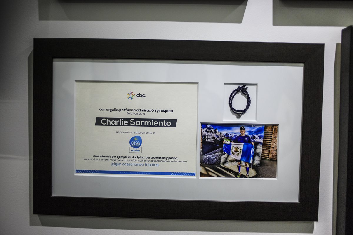 Parte de sus recuerdos de cada competencia.