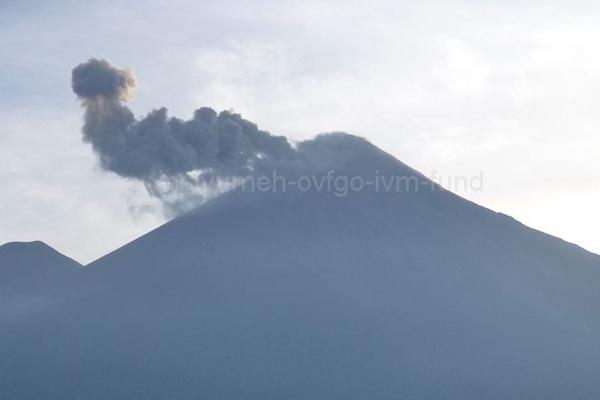 Volcán de Fuego. (Foto Prensa Libre: Insivumeh)