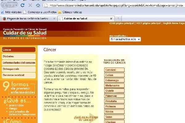 Herramienta virtual cuidar de la salud
