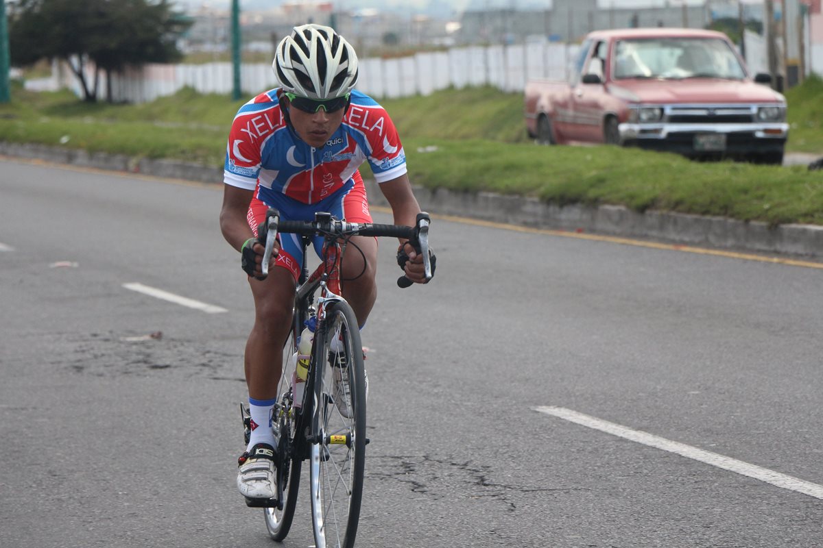 El Quetzalteco Dimas Vail fue el mejor de la jornada que tuvo como escenario Quetzaltenango. (Foto Prensa Libre: Cortesía FNC)