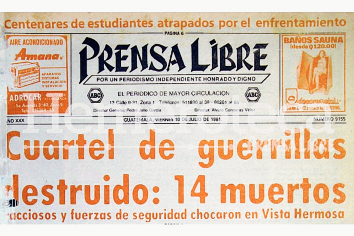 Titular de la portada del 10/07/1981. (Foto: Hemeroteca PL)