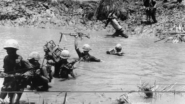 El ejército de EE.UU. llegó a tener cerca de 500.000 efectivos en Vietnam. GETTY IMAGES