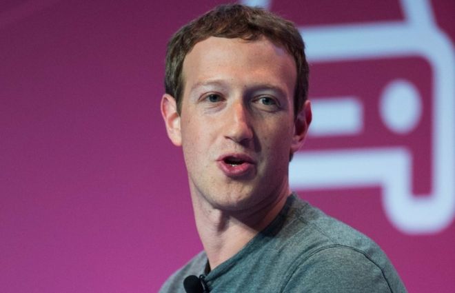 "Trump dice que Facebook está contra él... Y los liberales dicen que ayudamos a Trump", explicó el fundador de la red social. GETTY IMAGES