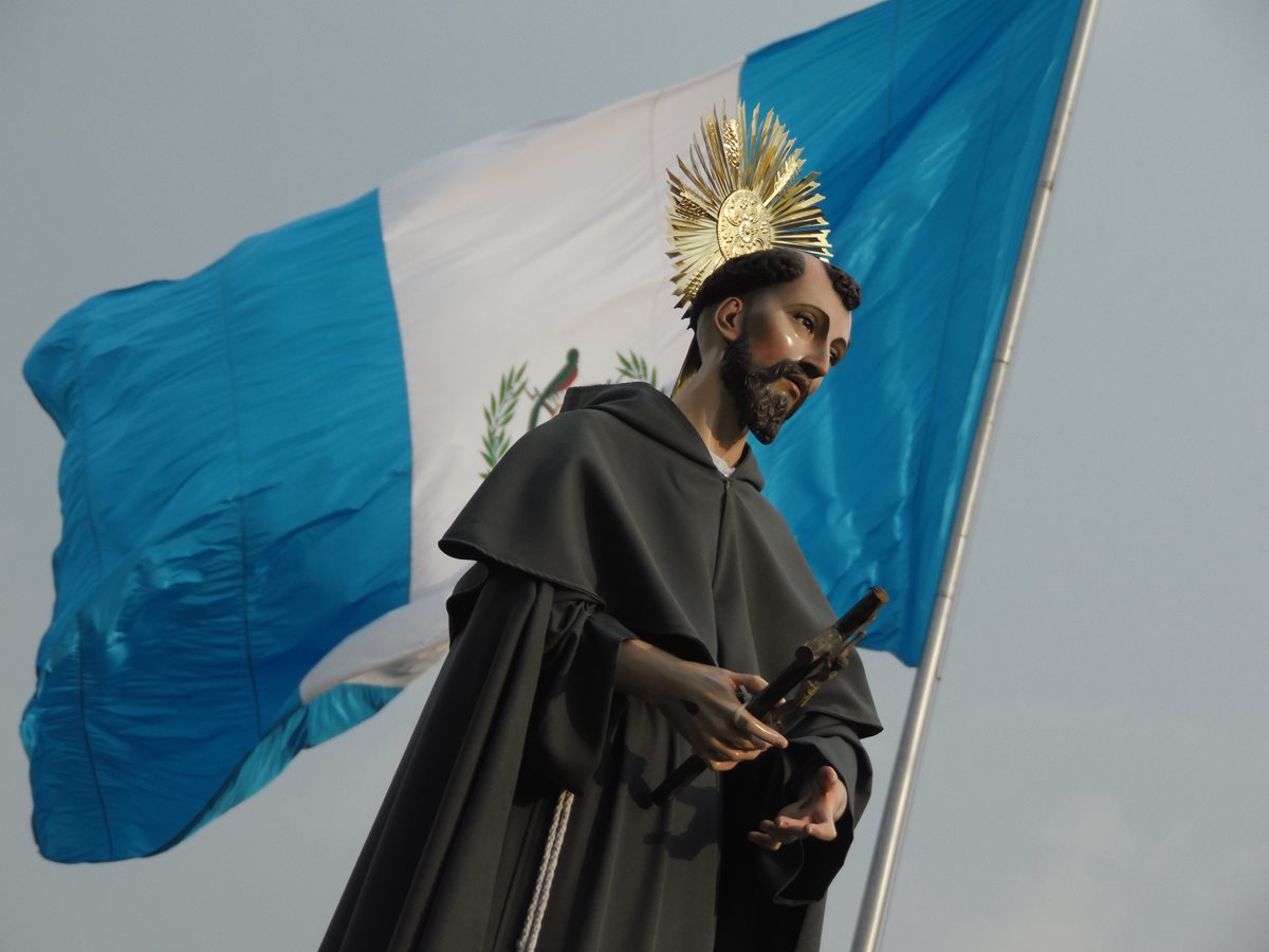 San Francisco, imagen que se encuentra en el Templo de Santo Domingo de Guatemala. (Foto: Néstor Galicia)