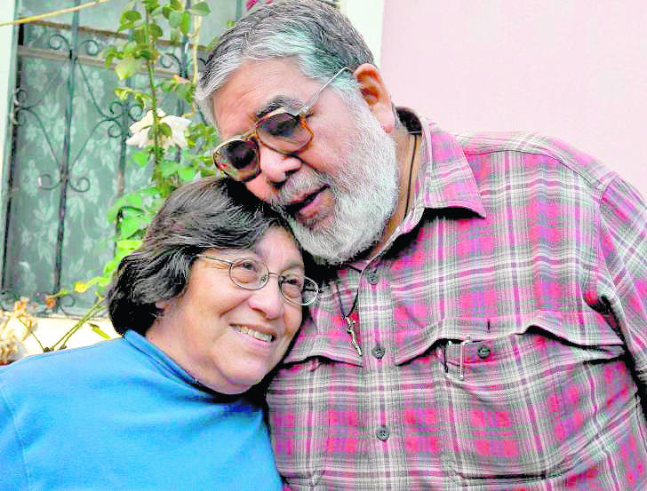 María Eugenia  Barrientos y César Solares se sienten felices de estar juntos cada día. (Foto Prensa Libre: Ana Lucía Ola)