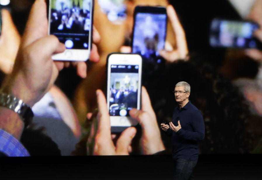 Apple desvela un nuevo iPhone de alta gama en un evento altamente esperado. (Foto Prensa Libre: AP)