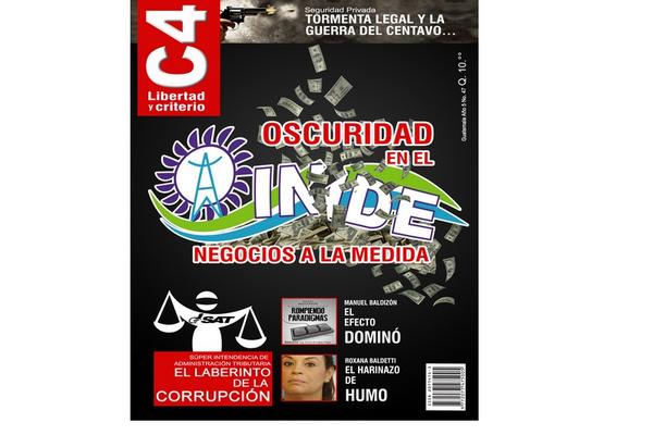 Portada de la revista que les fue despojada a los comunicadores. (Foto: Prensa Libre)