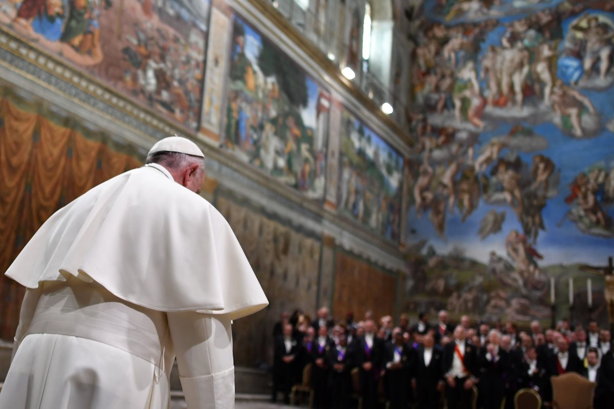 El papa Francisco durante una audiencia reciente en el Vaticano. (Foto Prensa Libre: AFP).