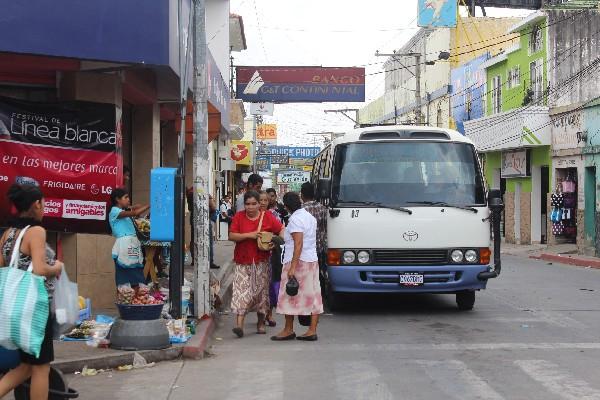 Las quejas de los usuarios sobre el mal servicio  del transporte urbano  de Jutiapa son constantes,    por lo que exigen  control de parte de las autoridades.
