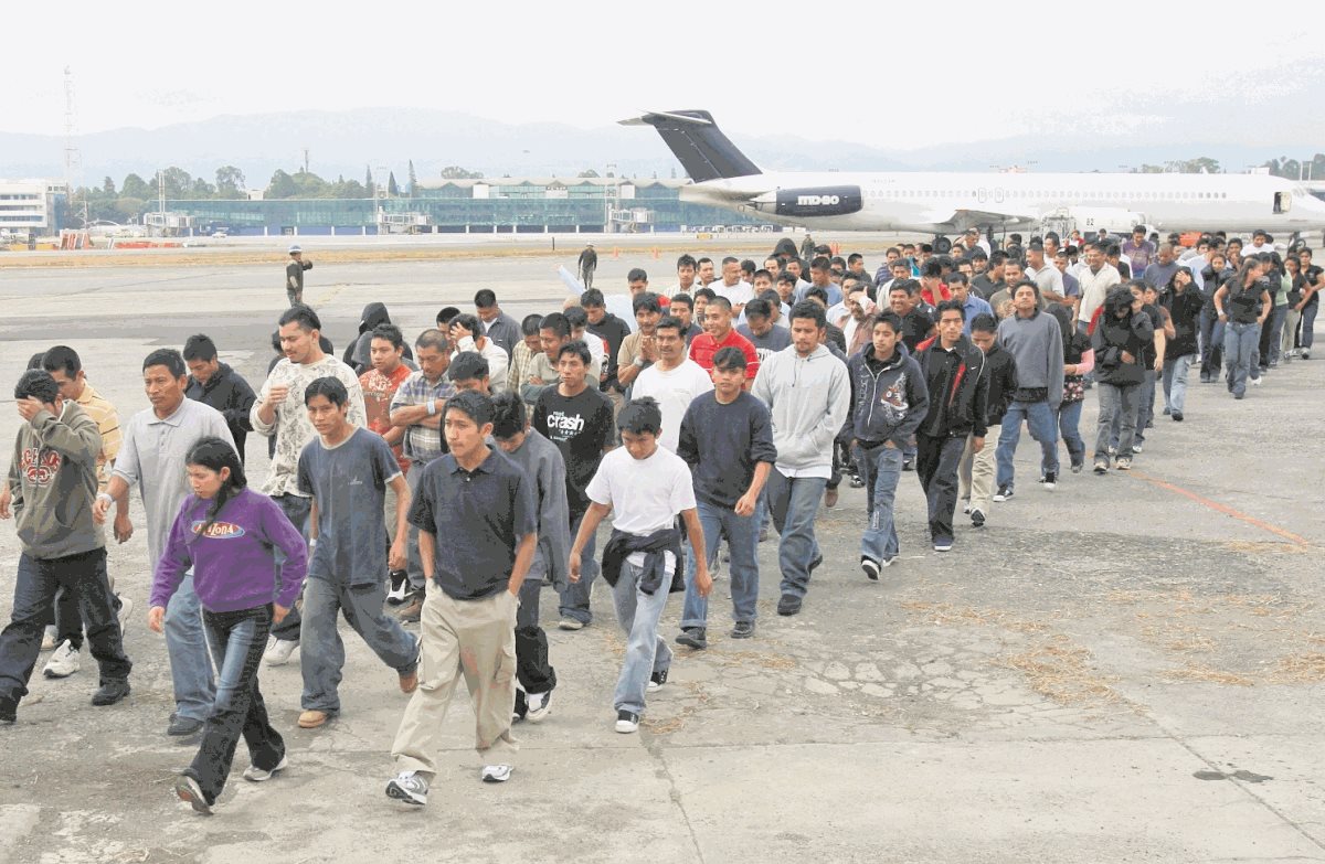 EE. UU., ha emitido 428 mil 716 órdenes de expulsión de guatemaltecos. (Foto Prensa Libre: Hemeroteca PL)