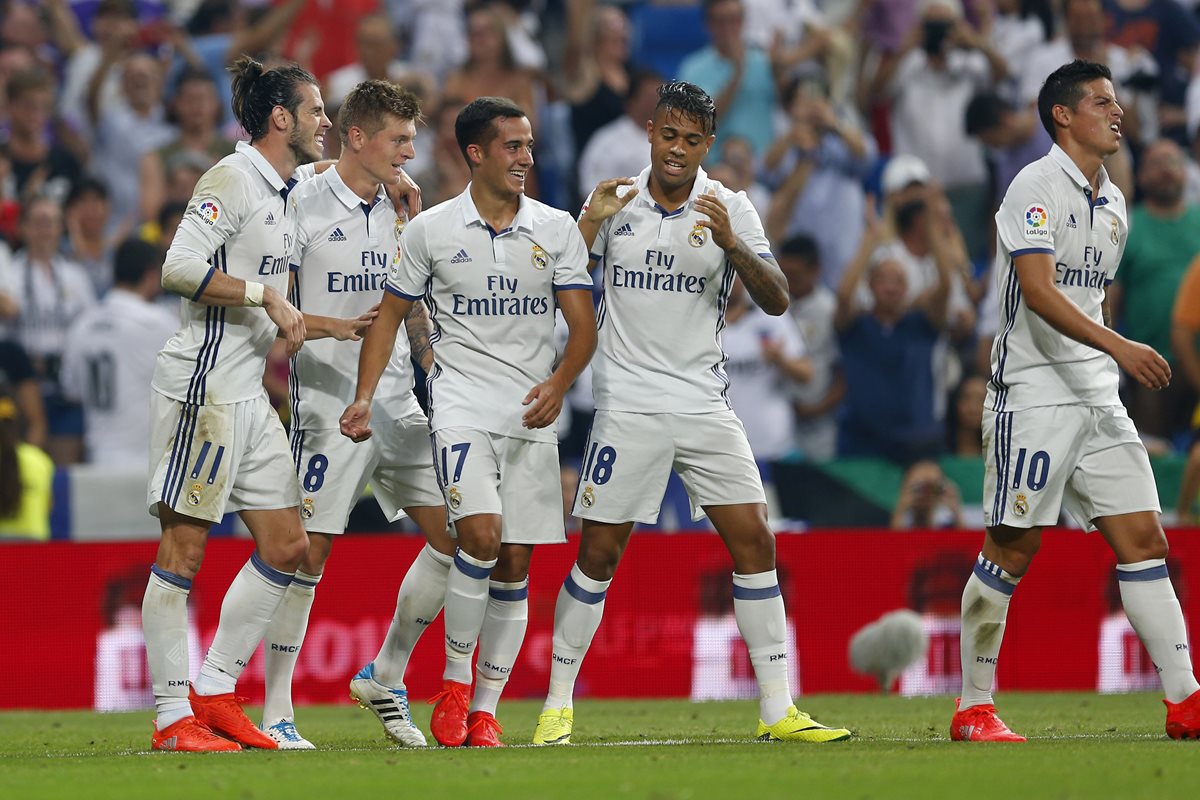 El Real Madrid ganó su segundo partido en la Liga contra el Celta. (Foto Prensa Libre: AP)