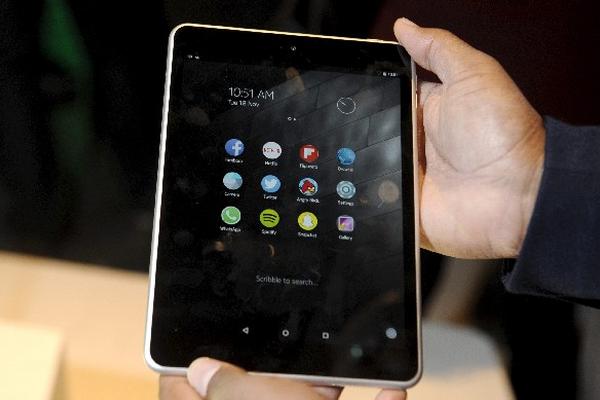 El fabricante tecnologíco Nokia presentó su primera tableta. (Foto Prensa Libre: AFP)