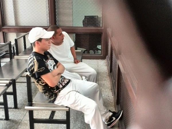 Kevin Davis Canté Mérida y Mynor Alejandro Rodríguez Pablo, supuestos integrantes de la Mara Salvatrucha, implicados en el doble crimen. (Foto Prensa Libre: Hemerteca PL)