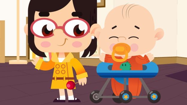Mina y Jack dan vida a Marion Ye-na y James Yu-sap en la serie de dibujos animados.(Hans House Productions)