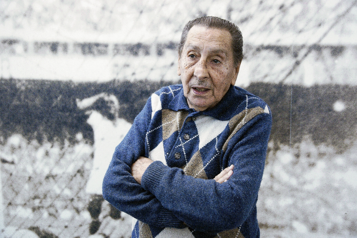 Alcides Edgardo Ghiggia marcó la historia del futbol uruguayo. (Foto Prensa Libre: AFP)
