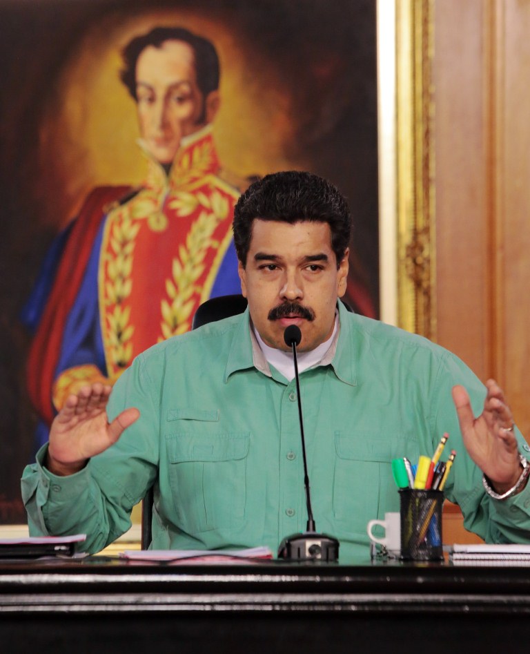 El presidente venezolano, Nicolas Maduro, deberá enfrentarse a un Legislativo de oposición. (Foto Prensa Libre: AFP)
