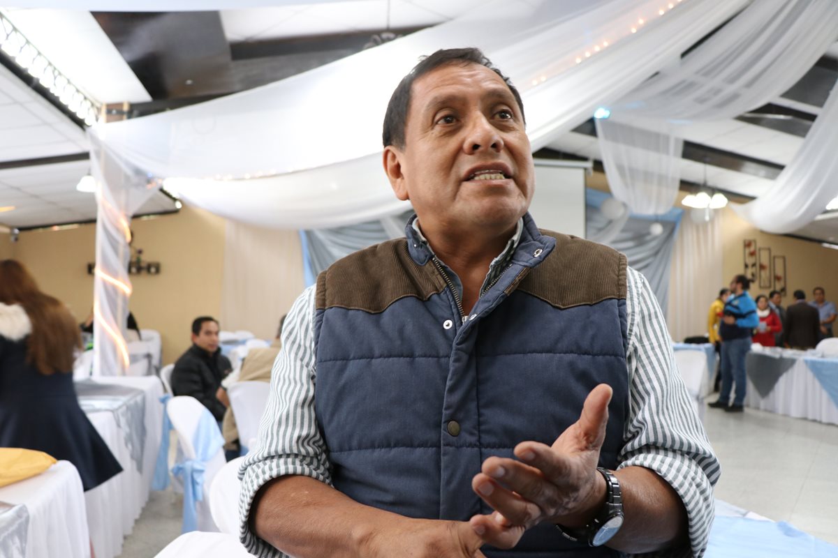 Ricardo Guillermo Velásquez Gerónimo, jefe edil de El Quetzal. (Foto Prensa Libre: Whitmer Barrera).