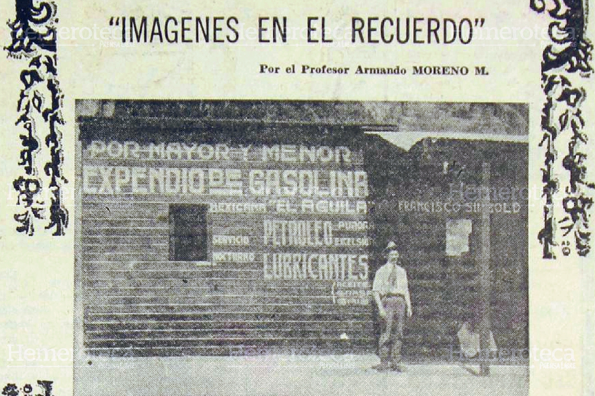 Francisco Siebold es el fundador de una de las primeras gasolineras en el país. Foto: Hemeroteca PL