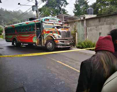 Piloto de autobús muere baleado en su primer día de labores en Santa Catarina Pinula