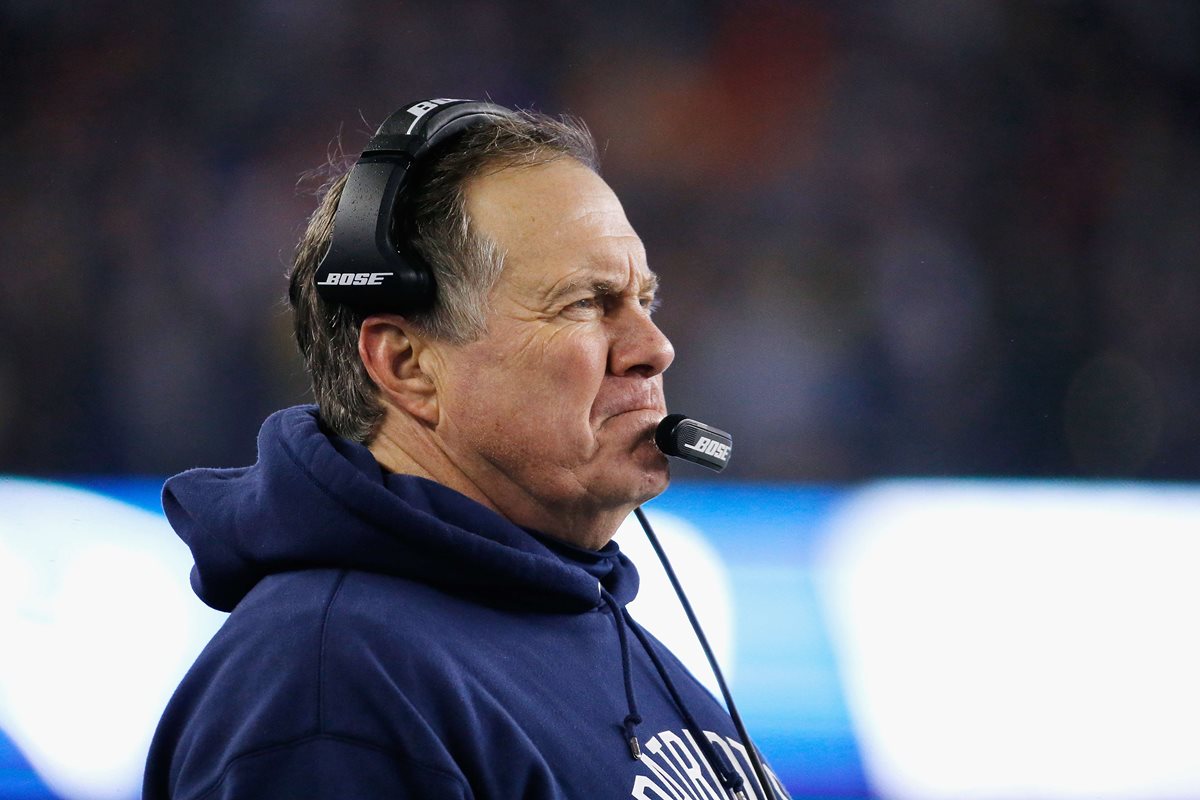 Belichick es el hombre fuerte de los Patriots. Su talento y buen ojo ha sido fundamental. (Foto Prensa Libre: AFP)
