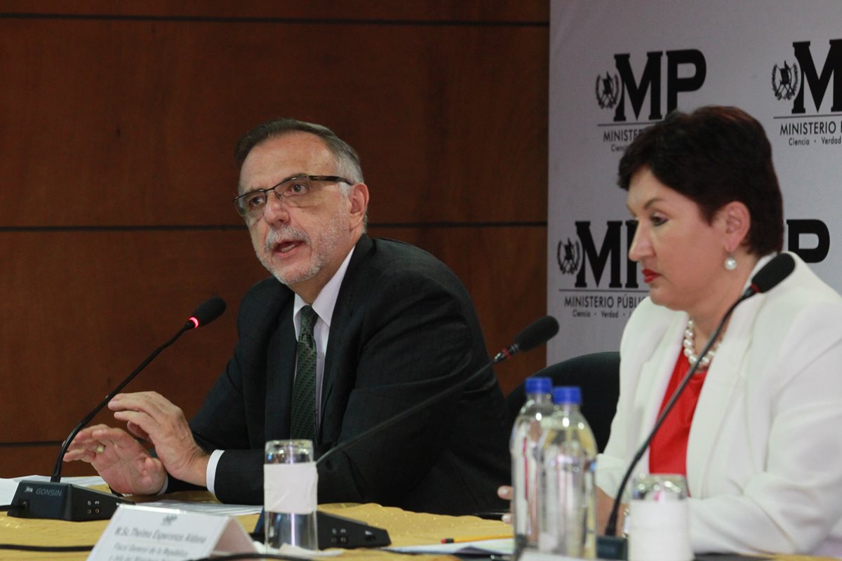 El comisionado de la Cicig, Iván Velásquez y la fiscal general, Thelma Aldana tienen una alta aprobación de la población según la encuesta de Prensa Libre. (Foto Prensa Libre: Hemeroteca PL)